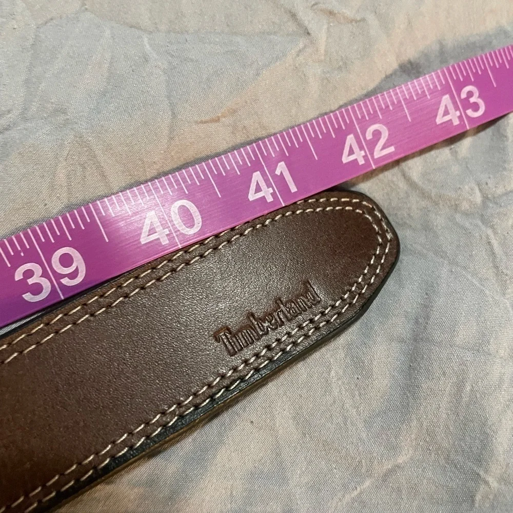 Timberland Brown Genuine Leather Belt